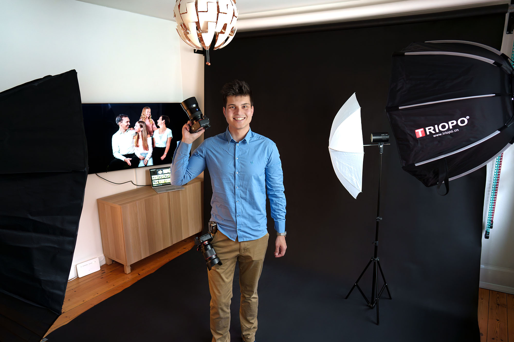 Professionelt fotostudie i Græsted